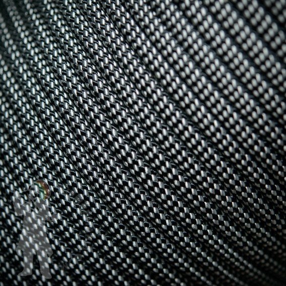 Djembe Seil 5mm - Schwarz/Weiß