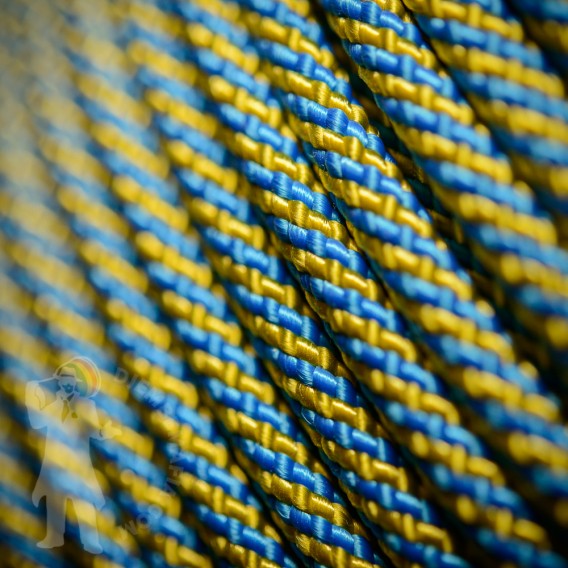 Djembe Rope 6mm - Yellow/Blue