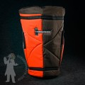 XL Professional djembe bag - Orange/Brown