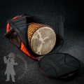 Professionelle Djembe-Abdeckung - Orange/Braun